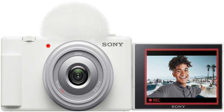 Sony - ZV-1F Vlog Camera for Content Creators and Vloggers - White_0