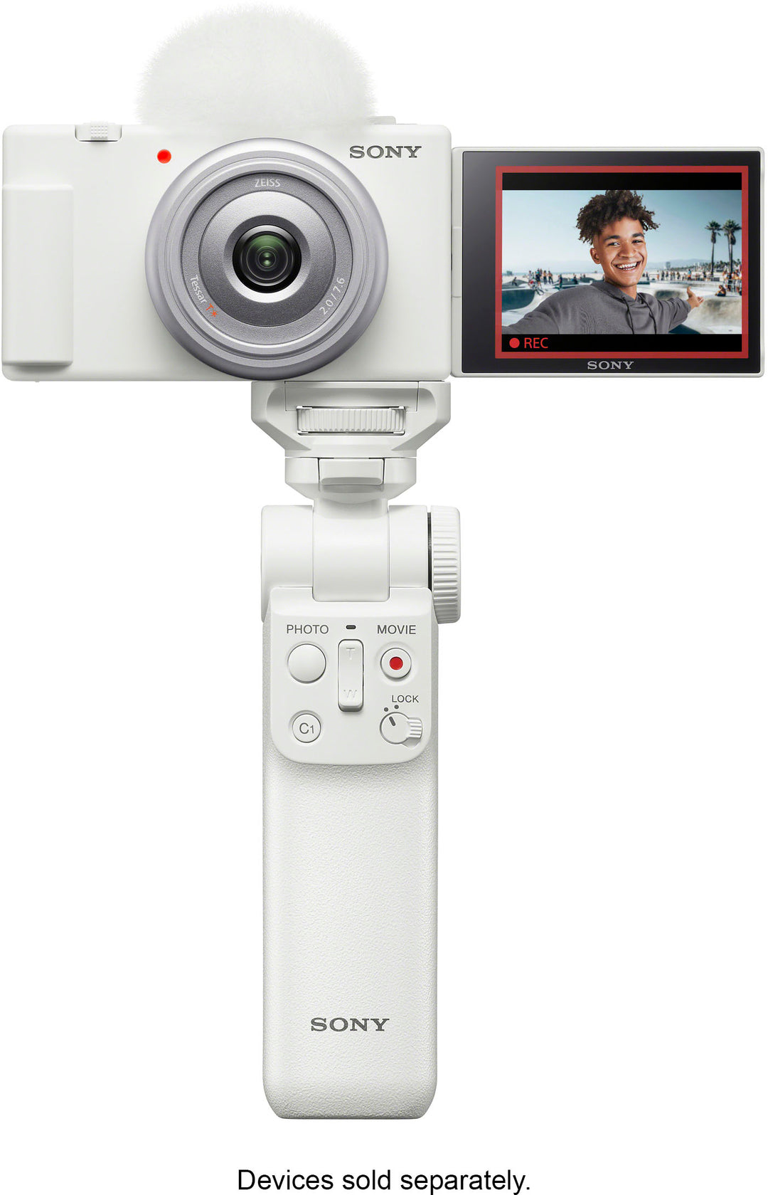 Sony - ZV-1F Vlog Camera for Content Creators and Vloggers - White_11