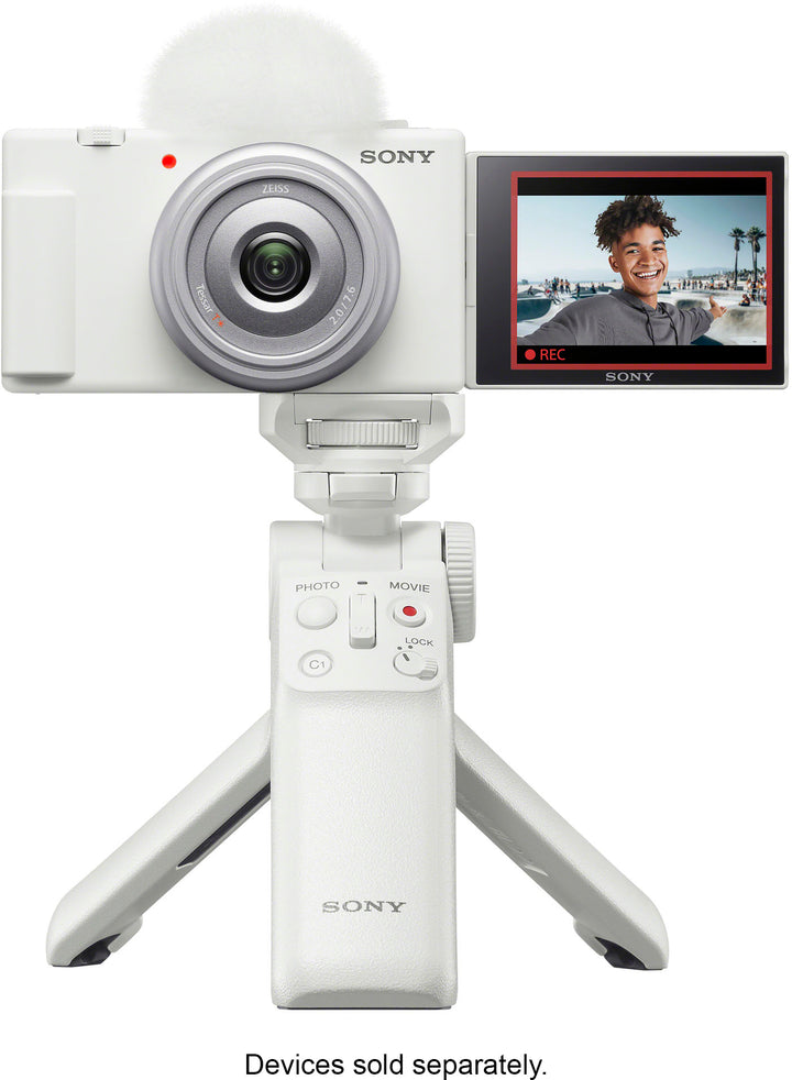 Sony - ZV-1F Vlog Camera for Content Creators and Vloggers - White_9