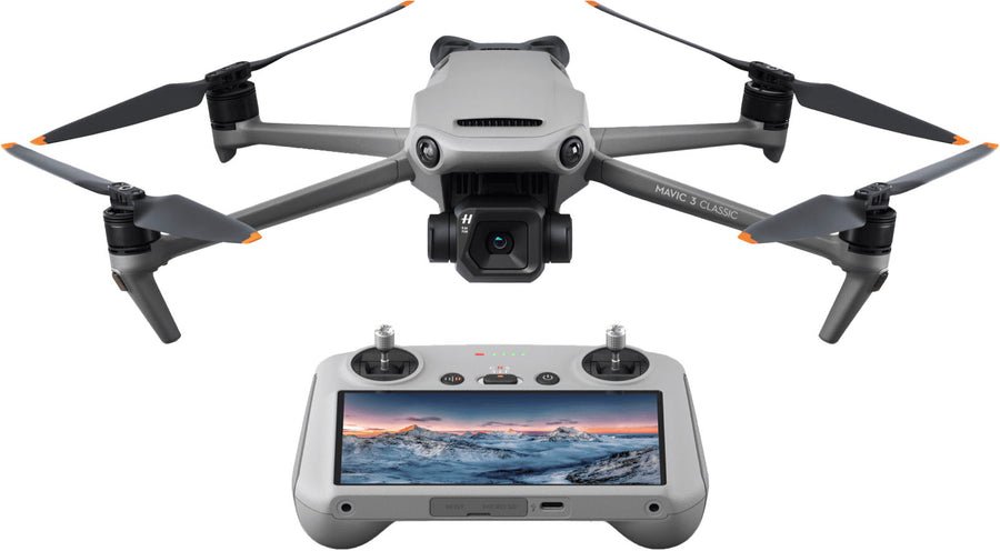 DJI - Mavic 3 Classic Drone and Remote Control with Built-in Screen (DJI RC) - Gray_0