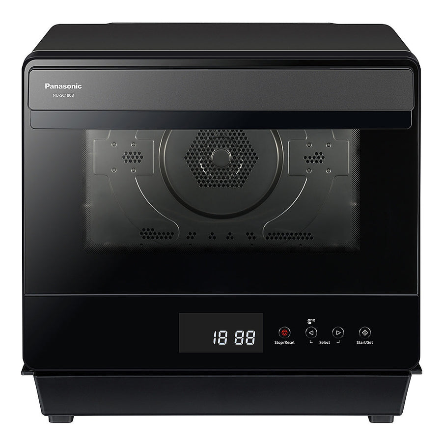 Panasonic - HomeCHEF .7 Cu. Ft. 7-in-1 Compact Oven with Steam and Convection - Black_0