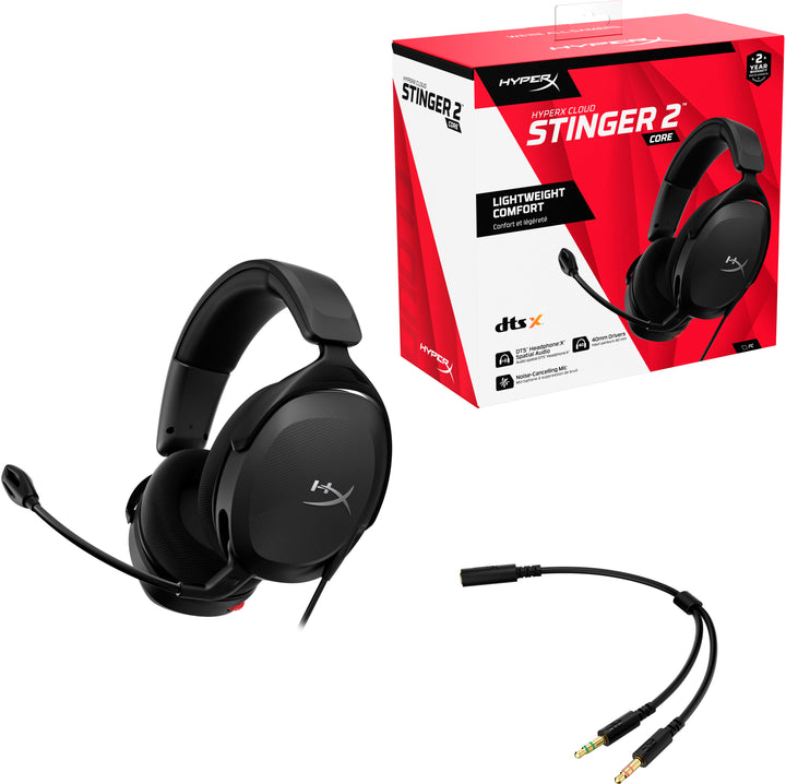 HyperX - Cloud Stinger 2 Core Wired DTS Headphone:X Gaming Headset for PC - Black_4