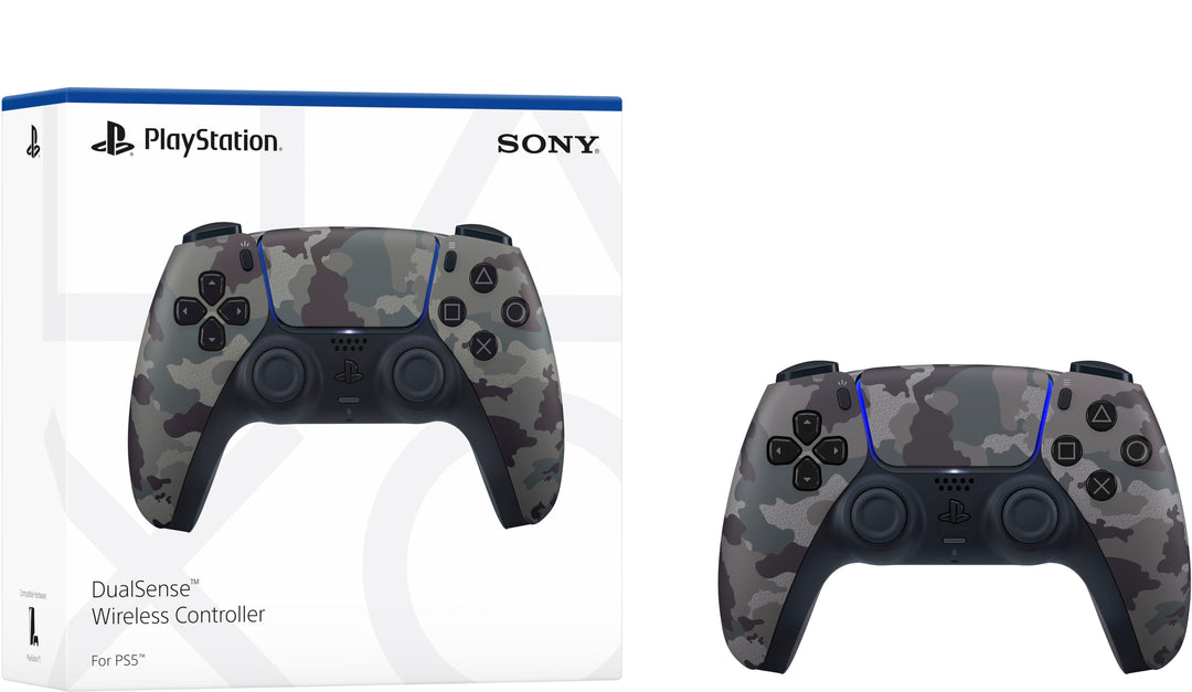 Sony - DualSense Wireless Controller for PlayStation 5 - Gray Camouflage_5