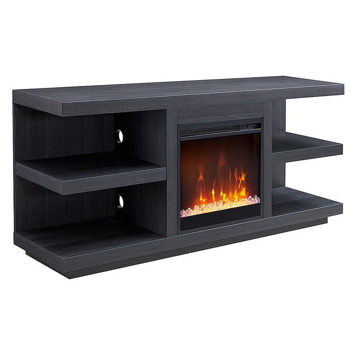 Camden&Wells - Maya Crystal Fireplace TV Stand for Most TVs up to 65" - Charcoal Gray_0