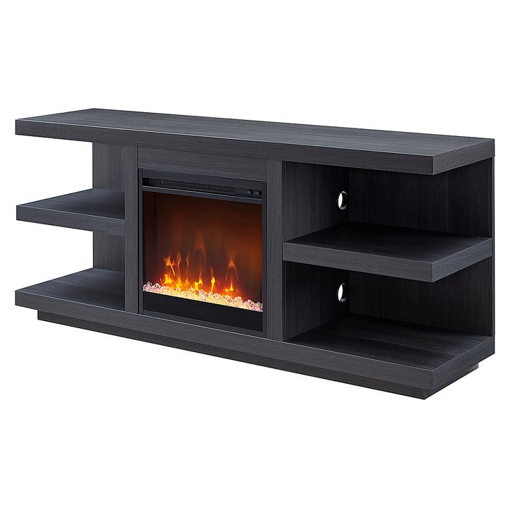 Camden&Wells - Maya Crystal Fireplace TV Stand for Most TVs up to 65" - Charcoal Gray_3