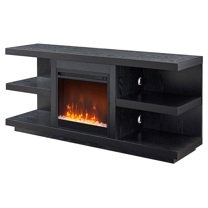 Camden&Wells - Maya Crystal Fireplace TV Stand for Most TVs up to 65" - Black Grain_3
