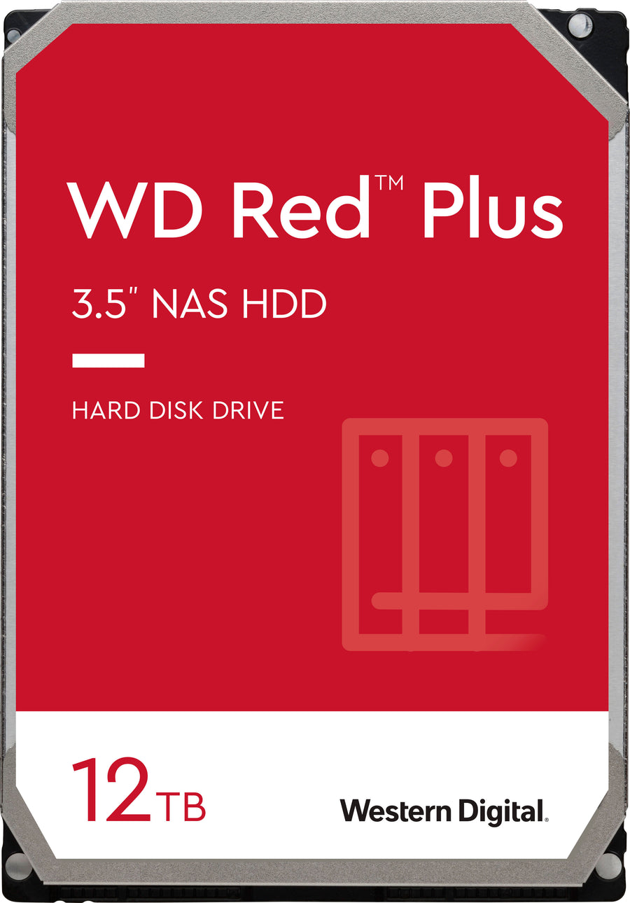 WD - Red Plus 12TB Internal SATA NAS Hard Drive for Desktops_0