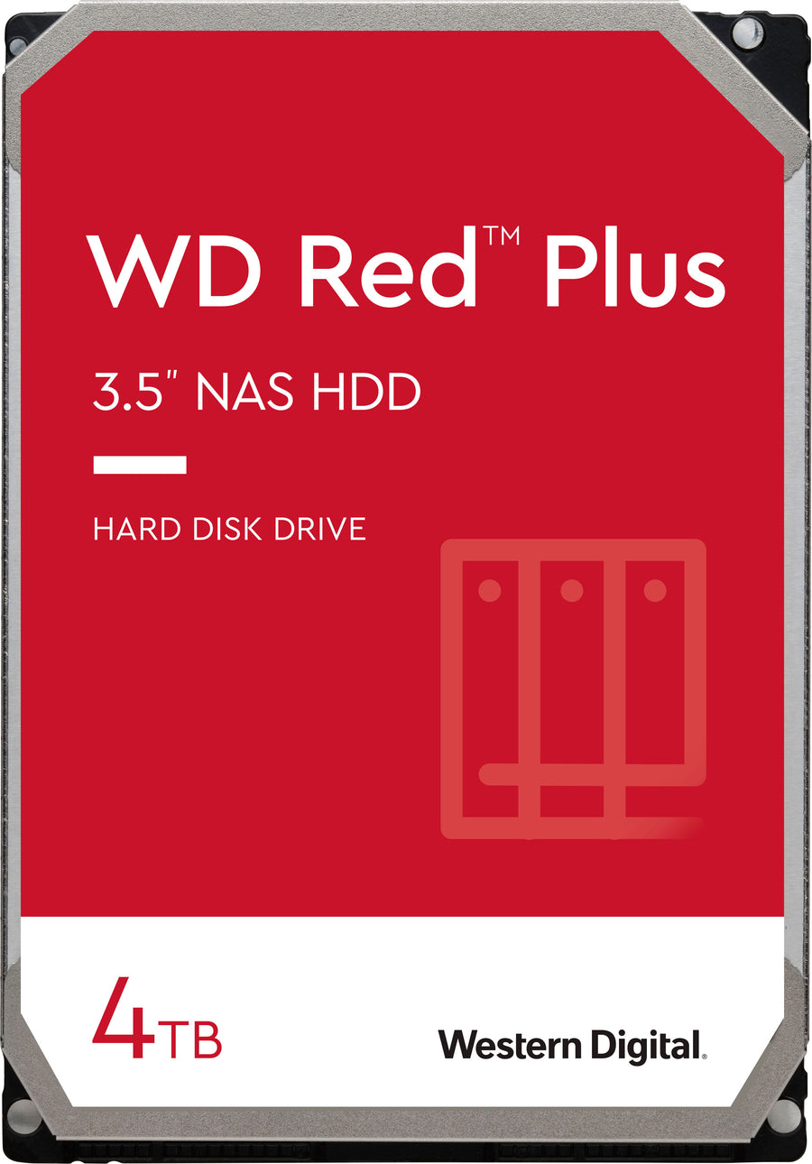WD - Red Plus 4TB Internal SATA NAS Hard Drive for Desktops_0