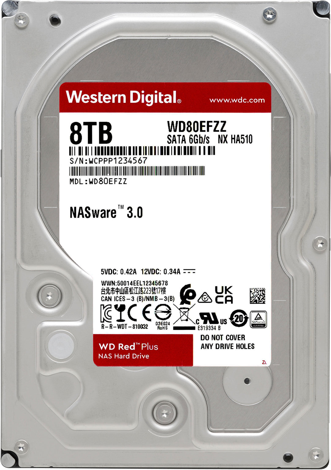 WD - Red Plus 8TB Internal SATA NAS Hard Drive for Desktops_4