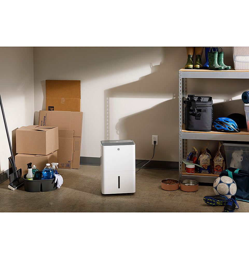 GE - 22-Pint Energy Star Portable Dehumidifier with Smart Dry for Damp Spaces - White_6