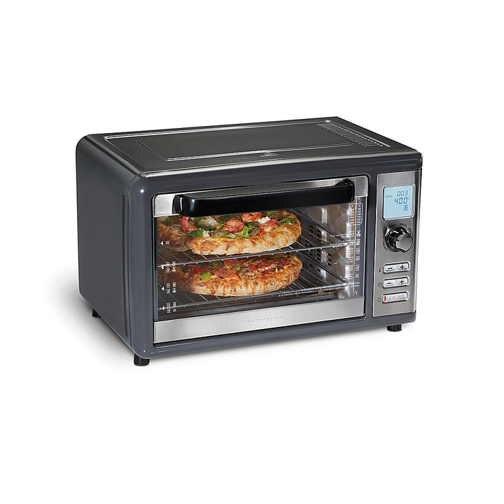 Hamilton Beach - Sure-Crisp XL 1.12 Cu. Ft. Air Fryer Digital Toaster Oven - GREY_2
