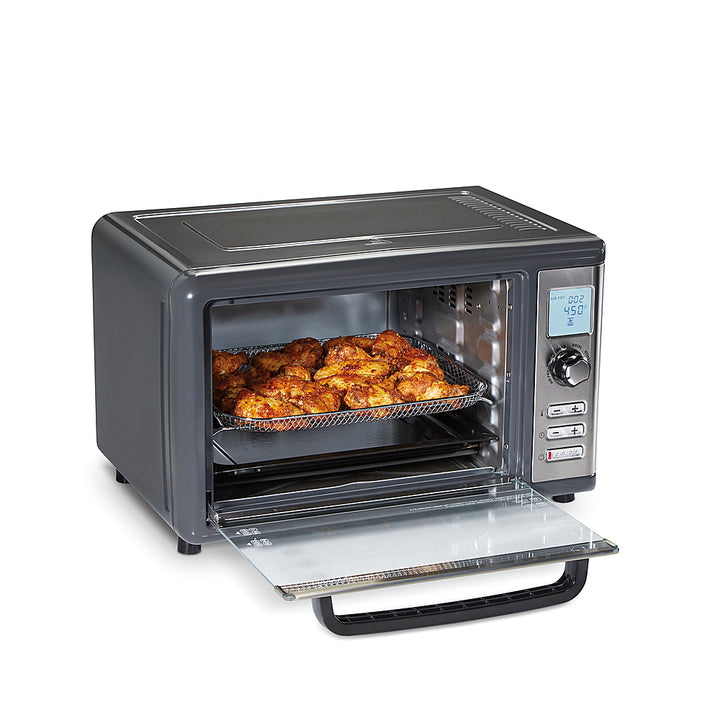 Hamilton Beach - Sure-Crisp XL 1.12 Cu. Ft. Air Fryer Digital Toaster Oven - GREY_4