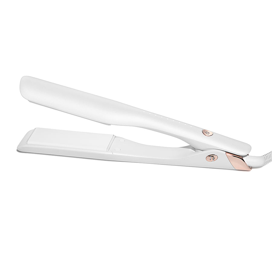 T3 - Lucea 1.5” Professional Straightening & Styling Iron - White & Rose Gold_0