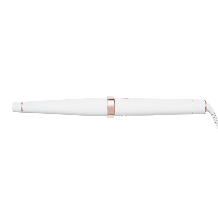 T3 - SinglePass Wave 1 ¼” – ¾” Tapered Styling Wand - White & Rose Gold_9