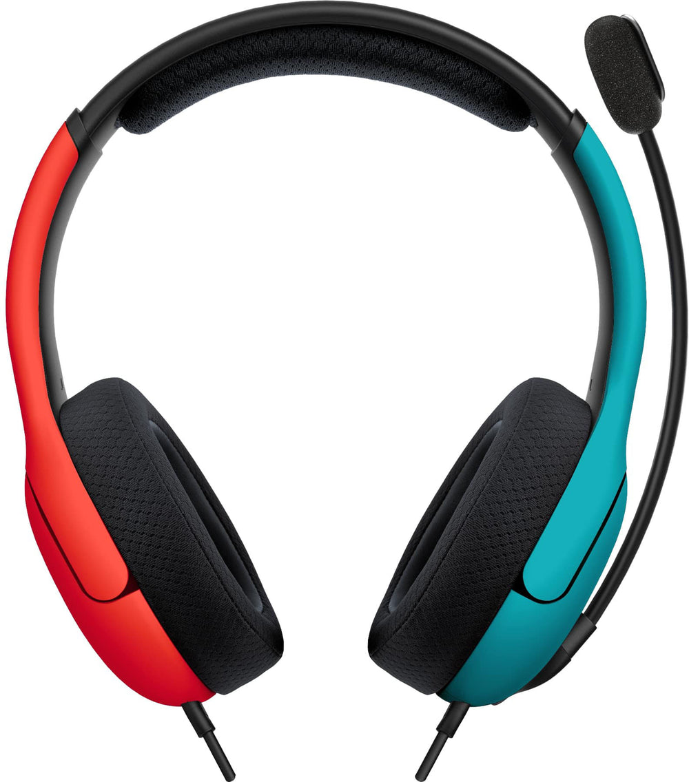 PDP AIRLITE Wired Headset: Neon Pop For Nintendo Switch, Nintendo Switch - OLED Model - Blue and Red_1