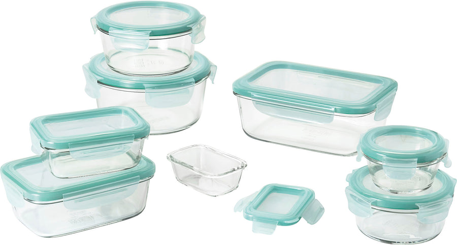 OXO - Good Grips 16 Piece Smart Seal Glass Container Set - Clear_0