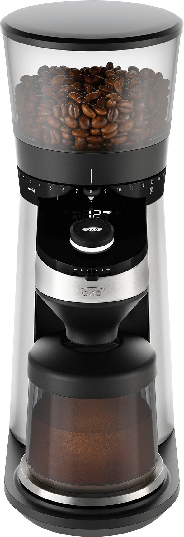 OXO - Brew Burr Coffee Grinder With Scale - Black_0