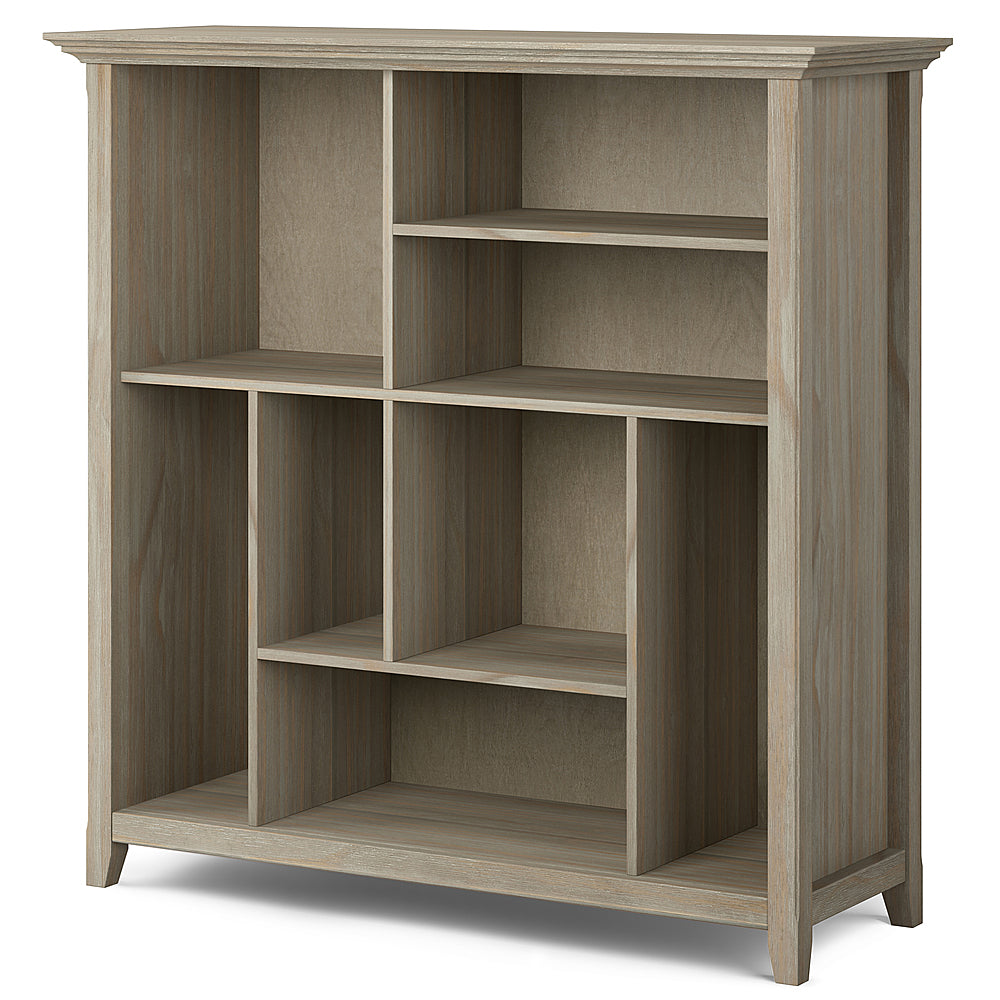 Simpli Home - Amherst Multi Cube Bookcase and Storage Unit - Distressed Grey_1