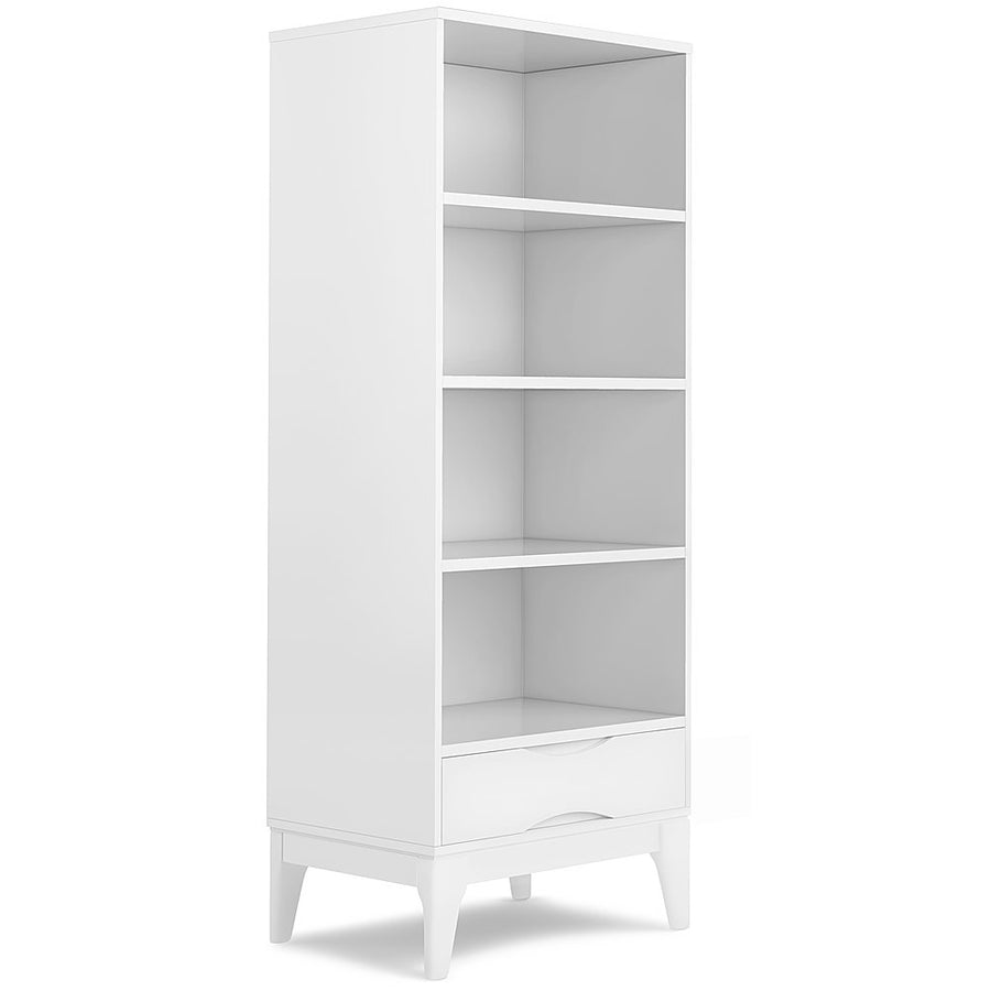 Simpli Home - Harper Bookcase with Storage - White_0