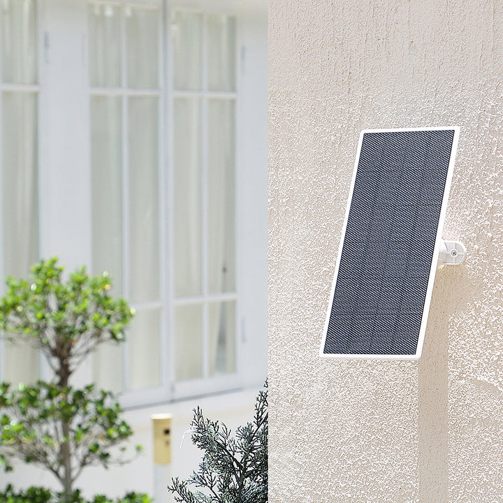 Wasserstein - Solar Panel for Google Nest Cam Outdoor or Indoor, Battery - 2.5W Solar Power - Made for Google Nest (3-Pack) - White_3