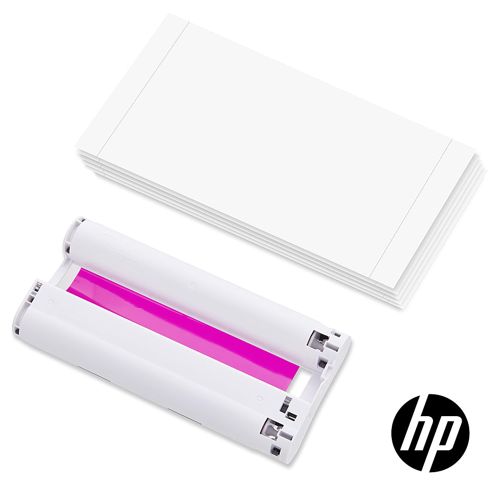 HP - Sprocket Studio Plus Semi-Gloss photo paper 4x6 108 Sheets and 2 Cartridges - White_2