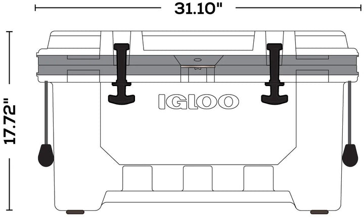Igloo - IMX 70 Quart Cooler - White_8