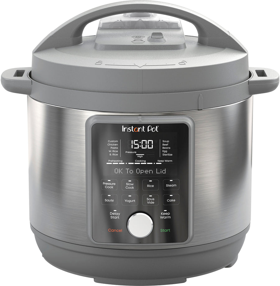 Instant Pot - 6QT Duo Plus Multi-Use Pressure Cooker with Whisper-Quiet Steam Release - Gray_0
