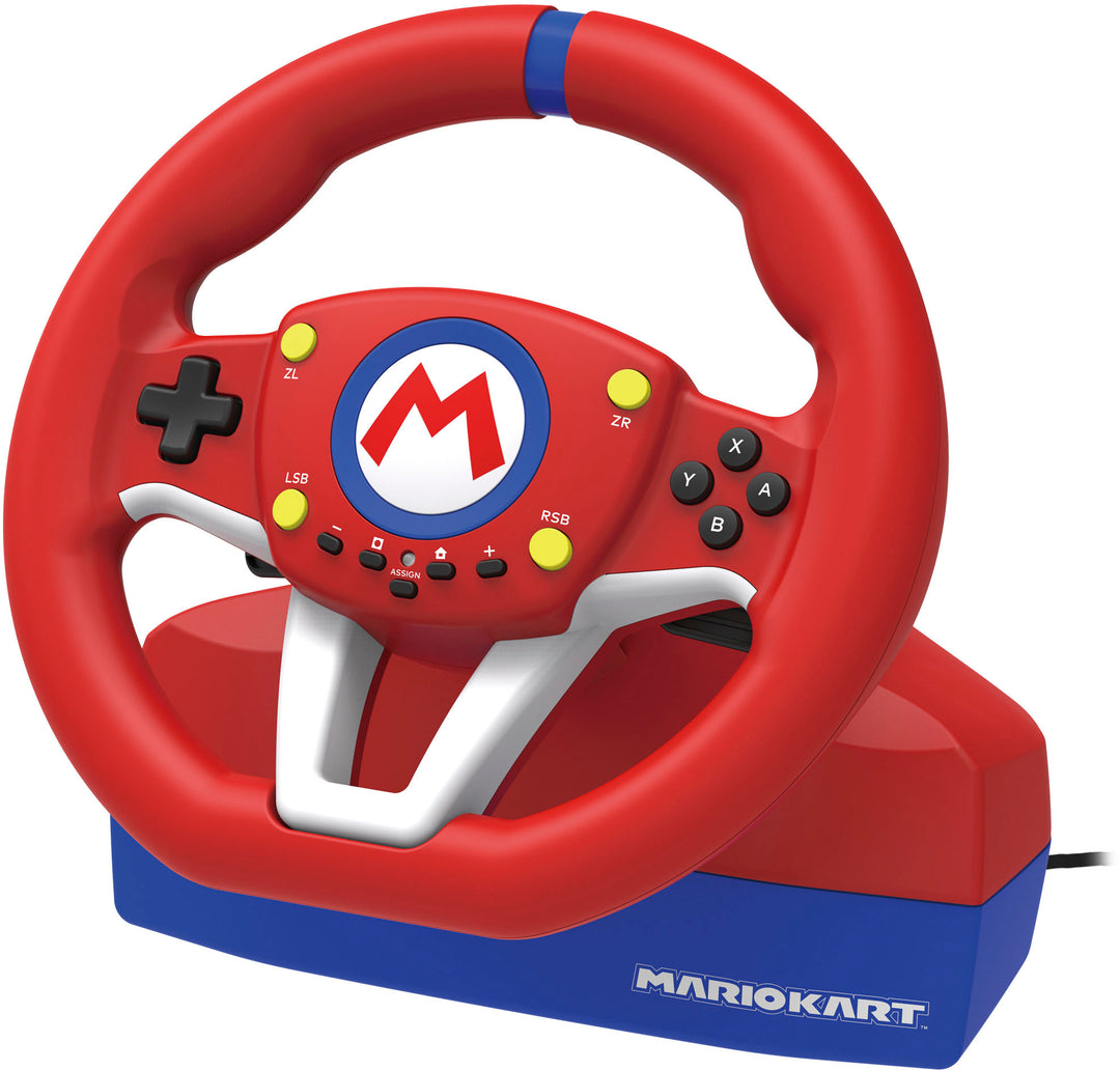 Hori - Mario Kart Racing Wheel Pro Mini for Nintendo Switch - Red_1