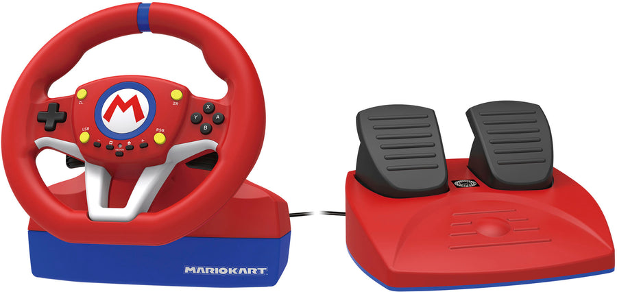 Hori - Mario Kart Racing Wheel Pro Mini for Nintendo Switch - Red_0