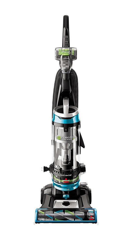BISSELL - CleanView Swivel Rewind Pet Vacuum Cleaner - Disco Teal/Electric Green_0