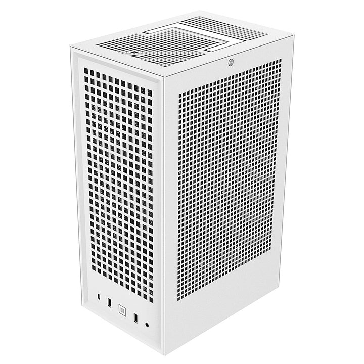 HYTE - Revolt 3 Premium ITX Small Form Factor Desktop Case - White_0