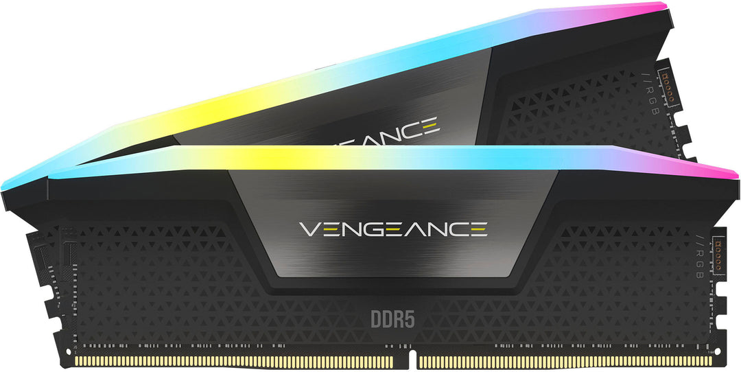 CORSAIR - VENGEANCE RGB 32GB (2PK 16GB) 5600MHz DDR5 C40 Desktop Memory Kit - Black_5