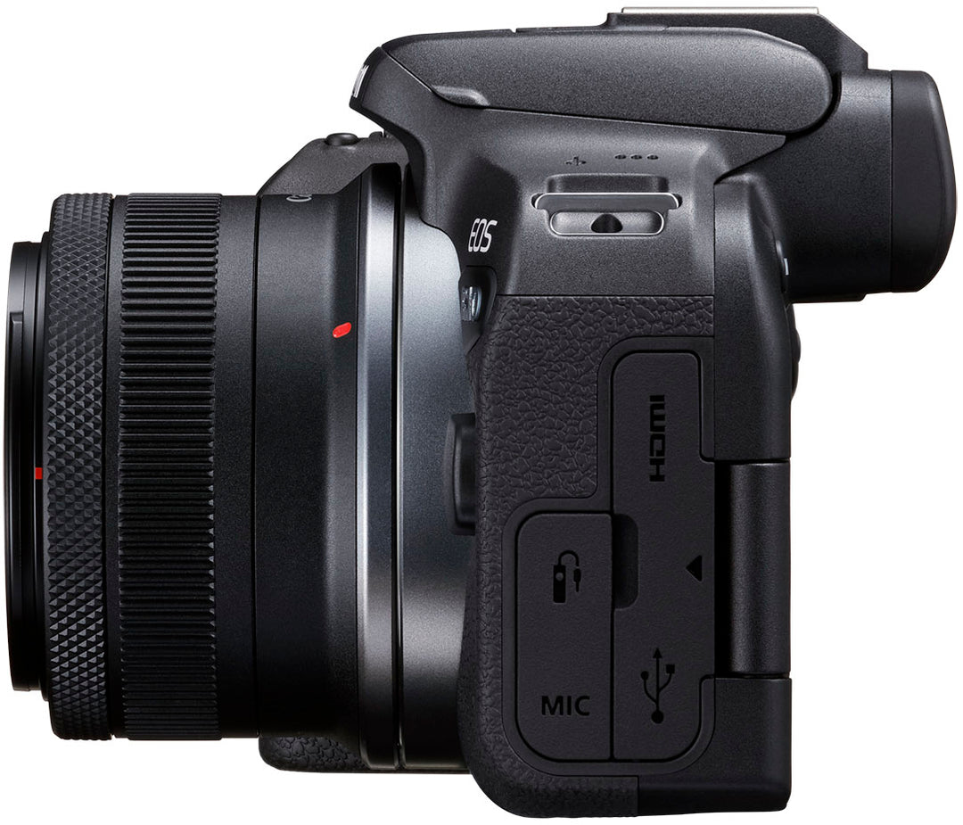 Canon - EOS R10 Mirrorless Camera with RF-S 18-45 f/4.5-6.3 IS STM Lens Content Creator Kit - Black_21