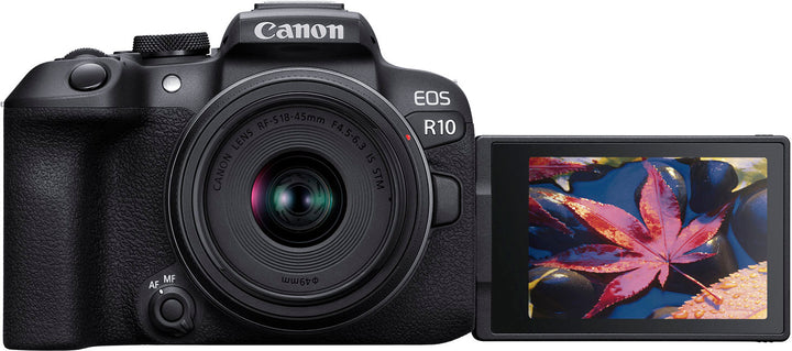 Canon - EOS R10 Mirrorless Camera with RF-S 18-45 f/4.5-6.3 IS STM Lens Content Creator Kit - Black_19