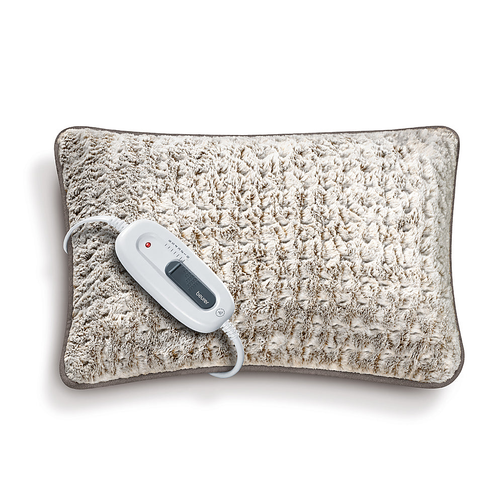 Beurer - Nordic Lux Microplush Heated Pillow - Tan_0