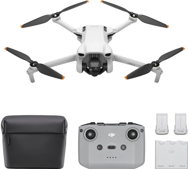 DJI - Mini 3 Fly More Combo Drone with Remote Control - Gray_0