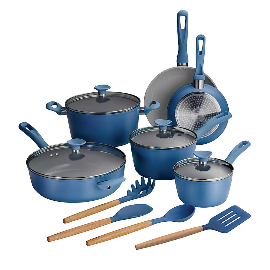 Tramontina - 14PC Cold Forged Cookware Set - Blue_0