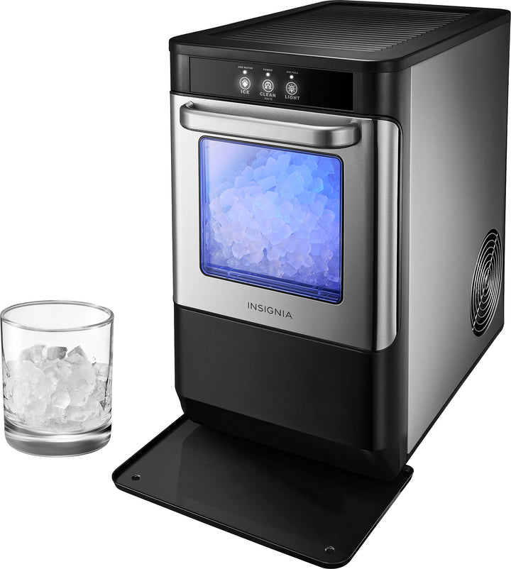 Insignia™ - Portable Nugget Ice Maker with Auto Shut-Off - Stainless steel_9
