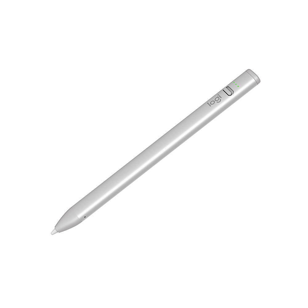 Logitech - Crayon Digital Pencil for All Apple iPads (2018 releases and later) with USB-C ports - Silver_0