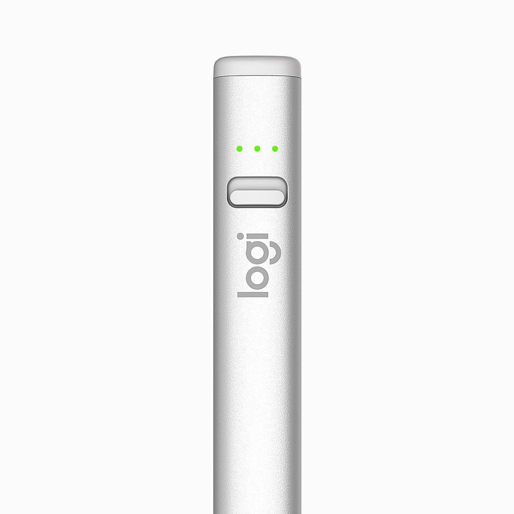 Logitech - Crayon Digital Pencil for All Apple iPads (2018 releases and later) with USB-C ports - Silver_1