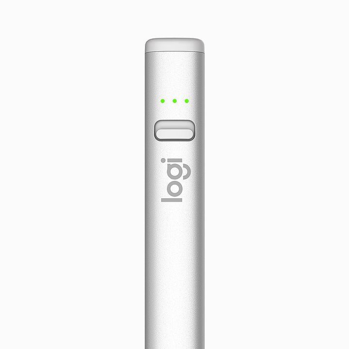 Logitech - Crayon Digital Pencil for All Apple iPads (2018 releases and later) with USB-C ports - Silver_1