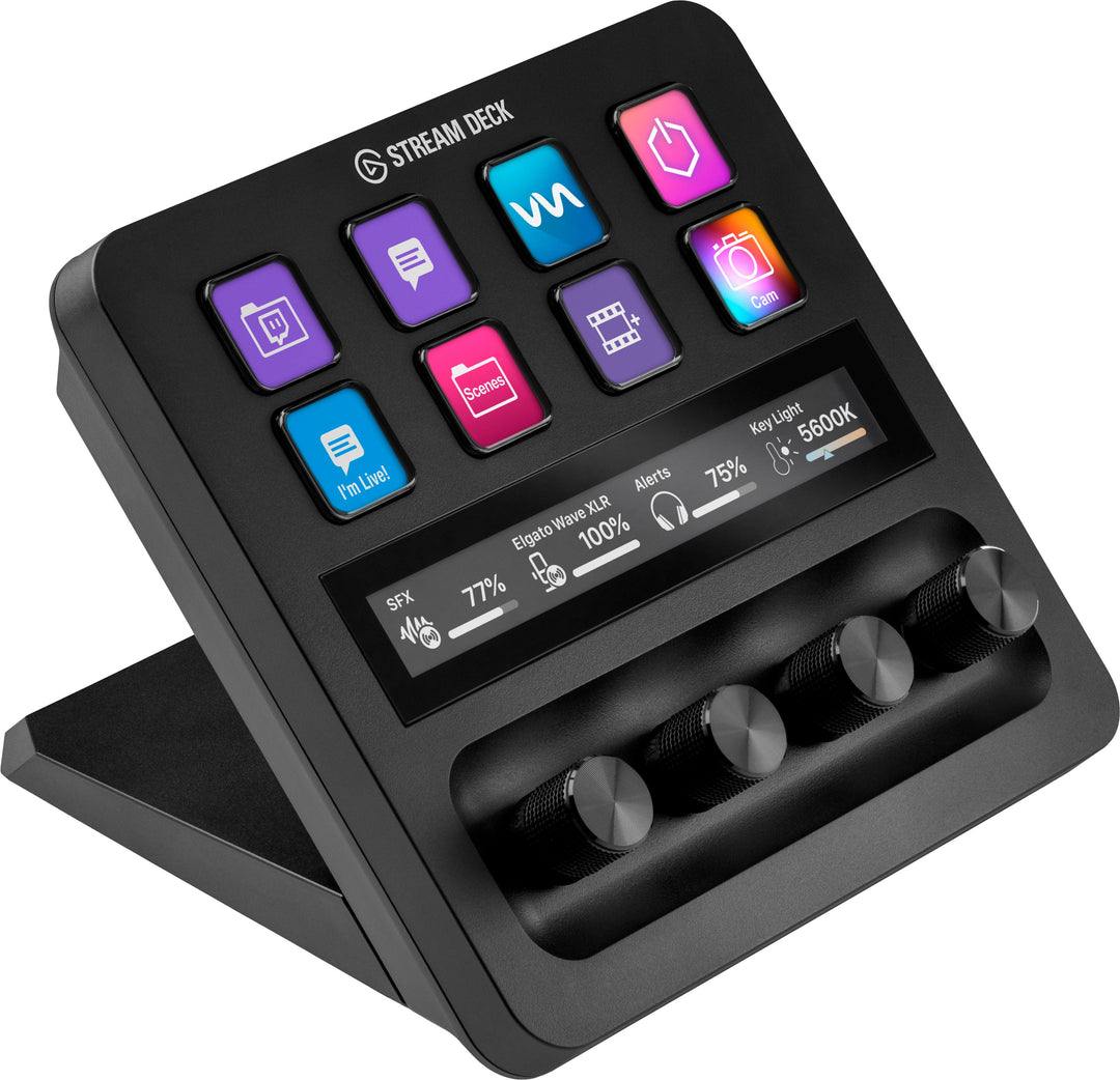 Elgato - Stream Deck + Full-size Wired USB Keypad with - Black_14