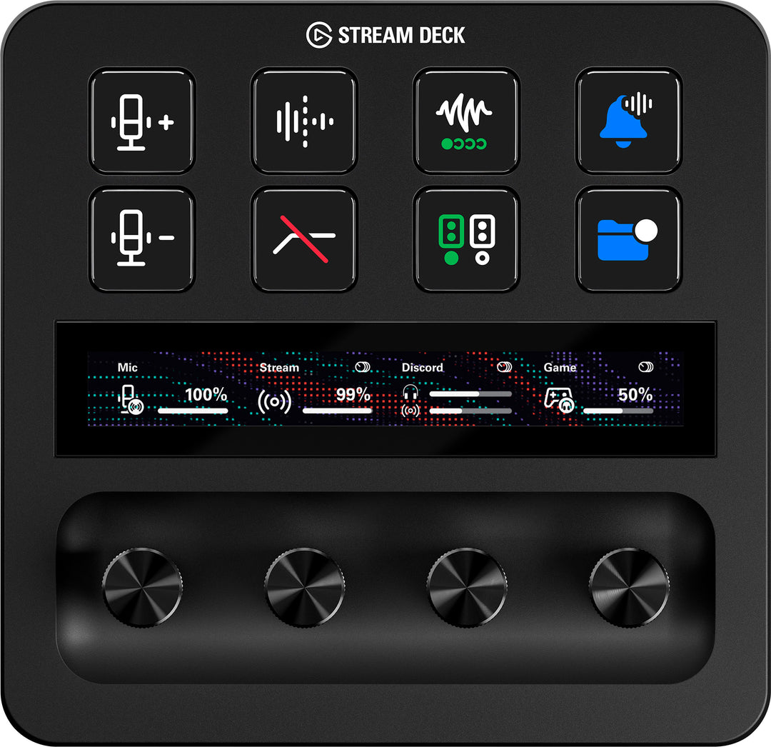 Elgato - Stream Deck + Full-size Wired USB Keypad with - Black_10