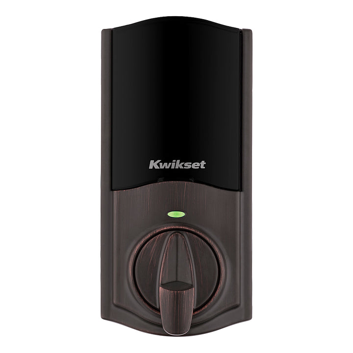 Kwikset - Halo Smart Lock Wi-Fi Replacement Deadbolt with App/Key/Fingerprint Access - Venetian Bronze_3