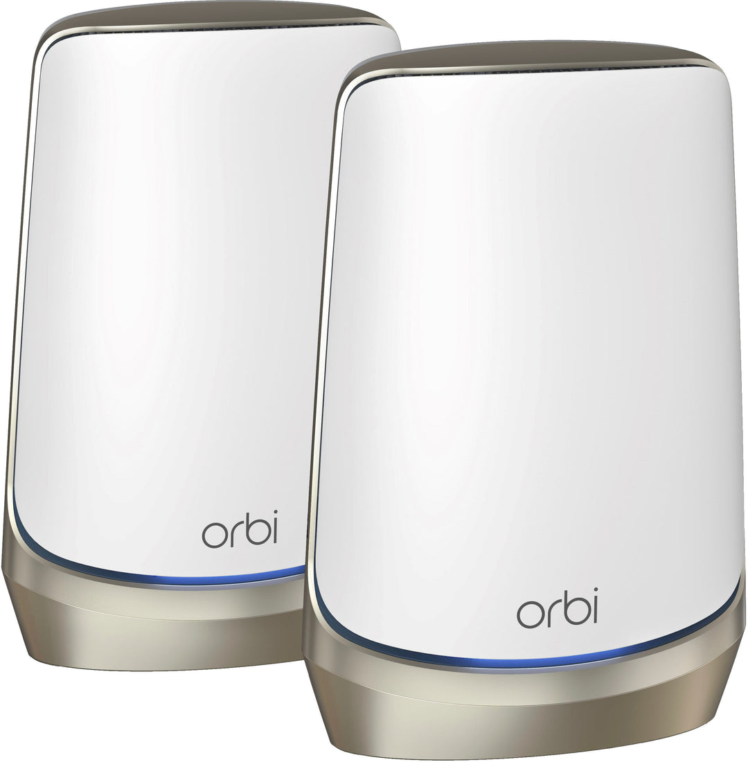 NETGEAR - Orbi 960 Series AXE11000 Quad-Band Mesh Wi-Fi 6E System - White_0