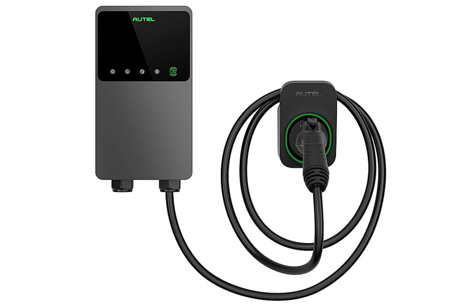 Autel - MaxiCharger J1722 Level 2 Hardwired Electric Vehicle (EV) Smart Charger - up to 50A - 25' - Dark Gray_0