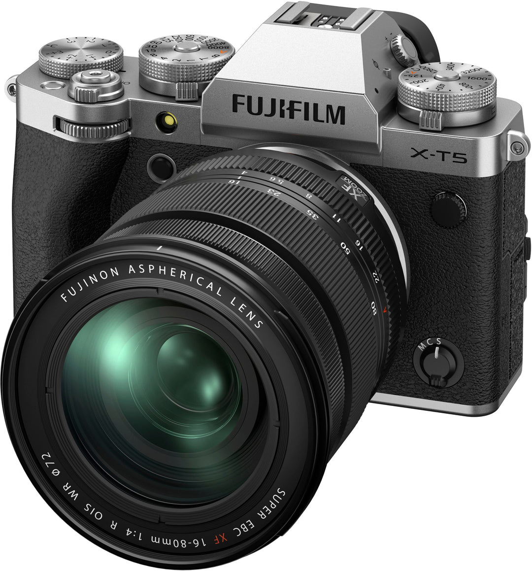 Fujifilm - X-T5 Mirrorless Camera with XF16-80mmF4 R OIS WR Lens Bundle - Silver_3