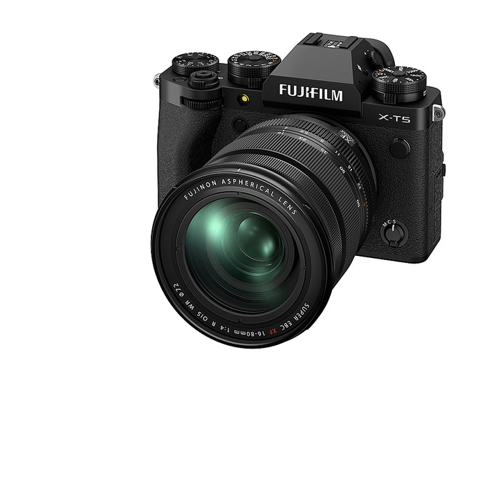 Fujifilm - X-T5 Mirrorless Camera with XF16-80mmF4 R OIS WR Lens Bundle - Black_3