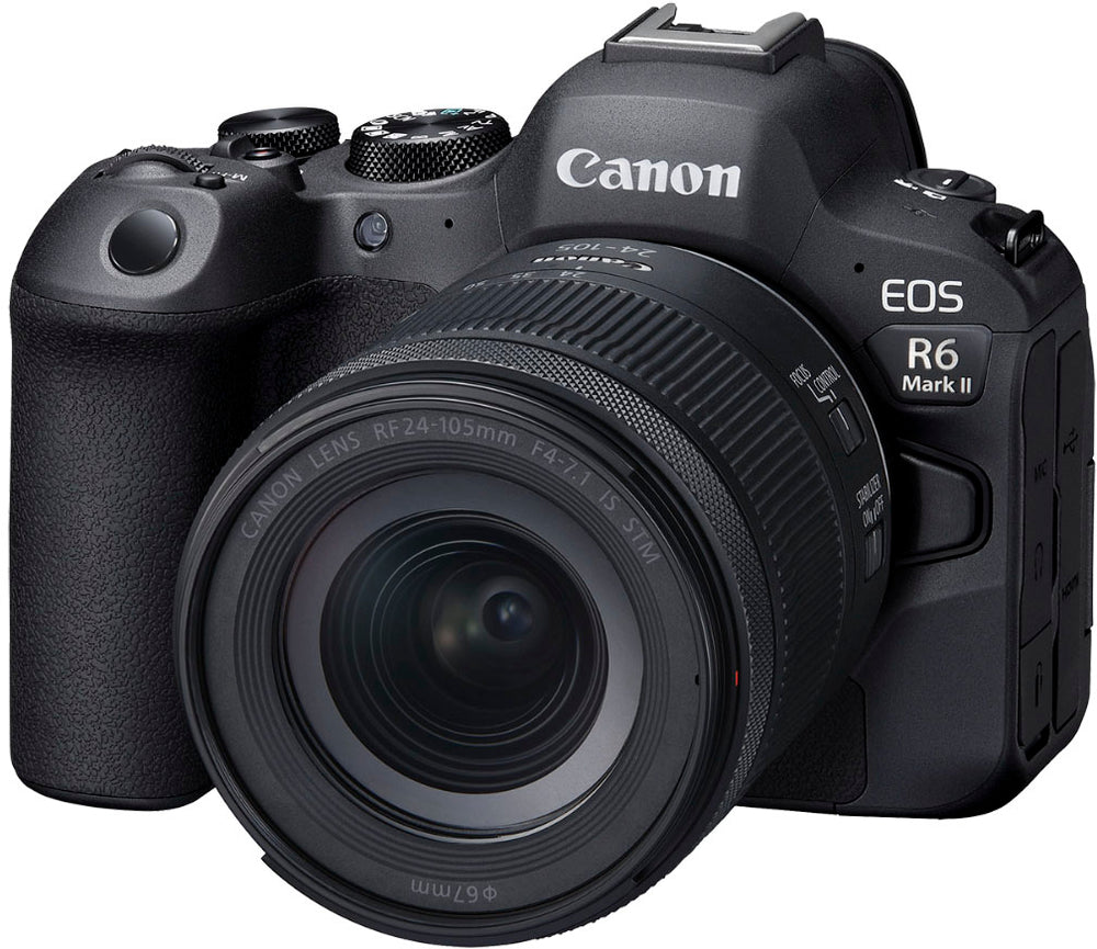 Canon - EOS R6 Mark II Mirrorless Camera with RF 24-105mm  f/4-7.1 IS STM Lens - Black_1