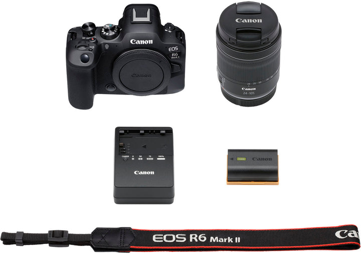 Canon - EOS R6 Mark II Mirrorless Camera with RF 24-105mm  f/4-7.1 IS STM Lens - Black_6